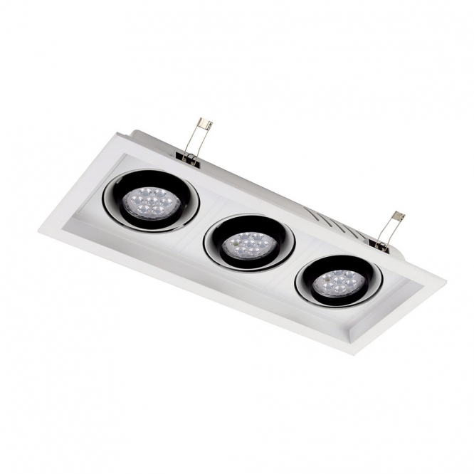Plafonniers LED LED spotlight ceiling lamp 2160 3 spotlights ceiling Xanlite