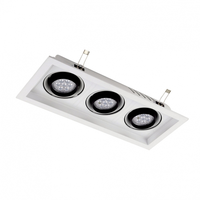 Plafonniers LED spotlight ceiling lamp 2160 lumens 3 spotlights LED ceiling lamp Xanlite