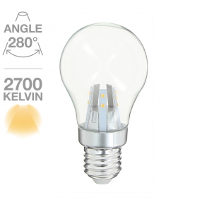 Retrofit Globe A60 353 lumens Transparent E28