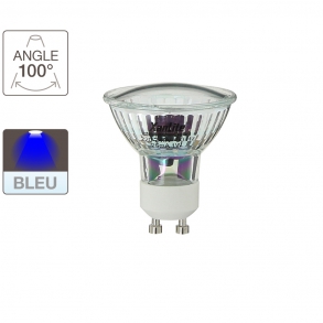 Spotlight 18 LEDs blue GU11