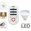 Spotlight 180 lumens Controlable + Remote control GU5.3