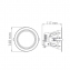 Downlight LED 500 lúmenes