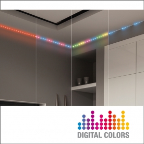 Kit Tira LED 3 m colores variables