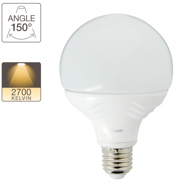 G95 ampoule E27 LED Couleur & Température de la Lumière (Kelvin