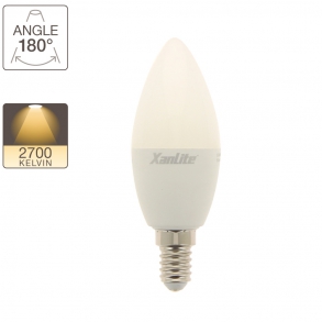 Ampoule LED Flamme, culot E14, lumière blanc chaud