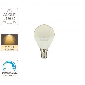 Ampoule LED P45, culot E14, dimmable