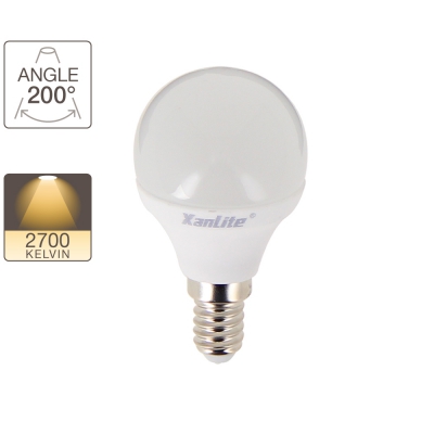 Ampoule P45, culot E14, classique
5W → 40W