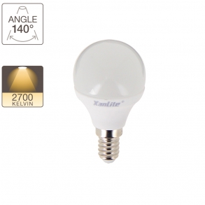 Ampoule sphérique P45 à LED, culot E14, classique
