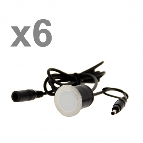 Kit de 6 spots encastrables
