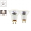 Pack 2 ampoules LED spot, culot GU10, classique