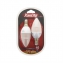 Pack de 2 flammes LED, culot E14, classique