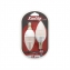 Pack de 2 flammes LED, culot E14, classique