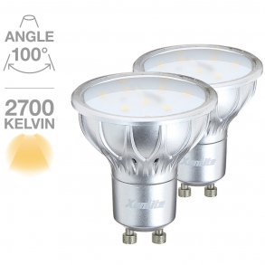 Pack de 2 spots 145 lumens GU10