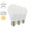 Pack de 3 A60 806 lumens E27