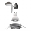 Pack de 5 spots encastrés, ampoules incluses, dimmable