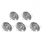 Pack de 5 spots encastrés, ampoules LED GU10 incluses