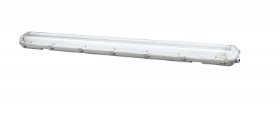 R&eacute;glette triproof cabl&eacute; pour 2 tubes LED 60cm
