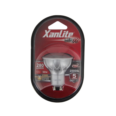 Sources LED Ampoules Spot LED, culot GU10, angle ajustable Xanlite